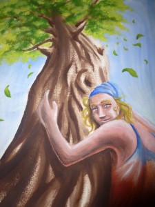  La femme sous l'arbre