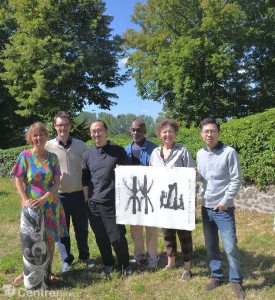  Anne Drevon - Luc Barrovecchio - Zhu Jingyi - Eddy Saint Martin - Sylvie Dallet - Chen Yanfei. Photo Carole Eon Groslier La Montagne